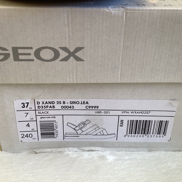 Geox black sandles - Picture 2 of 4